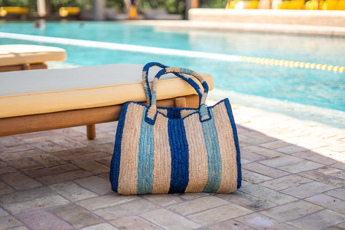 Raffia Bag Weekender 'Cabarita' - Little sister