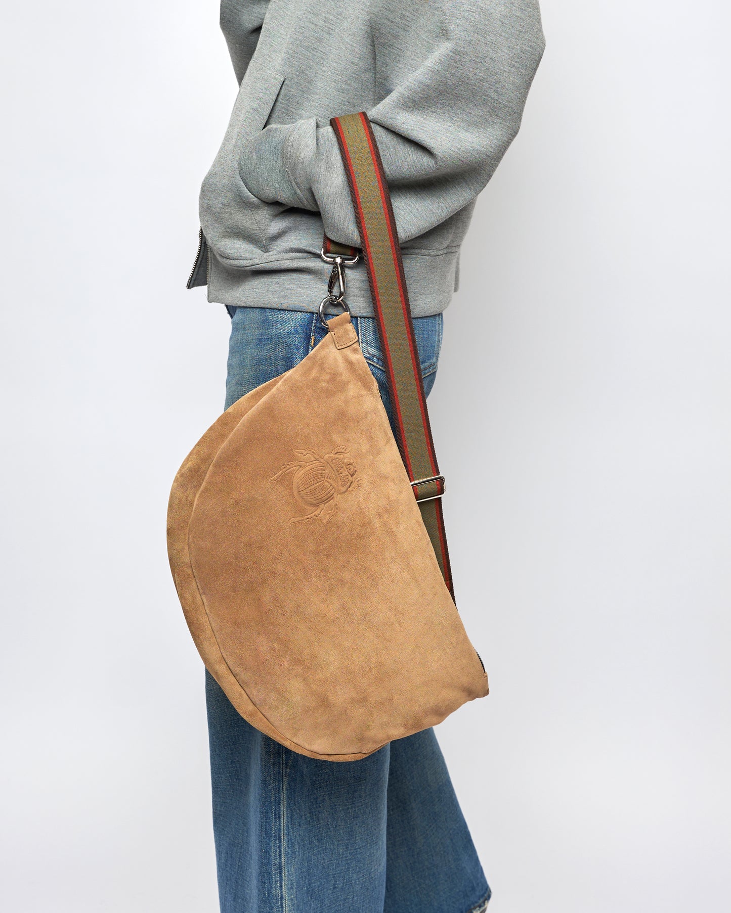 Belt Bag XXL - Scarabmotive Cappuccino Suede