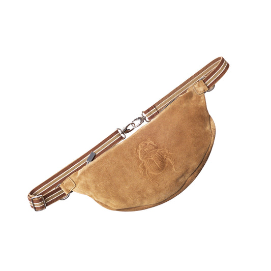 Belt Bag Studs - Scarabmotive cappuccino suede