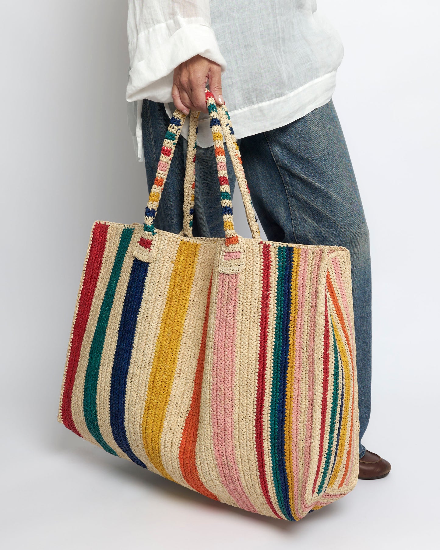 Raffia Bag Weekender 'Lido'