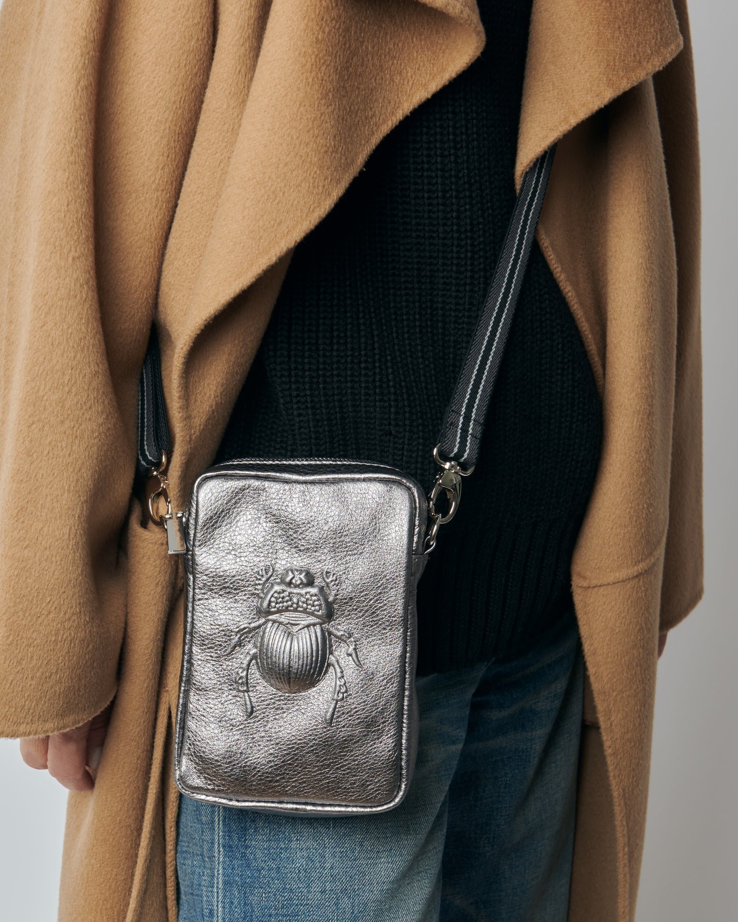 Crossbody Bag - Scarabmotive Platin