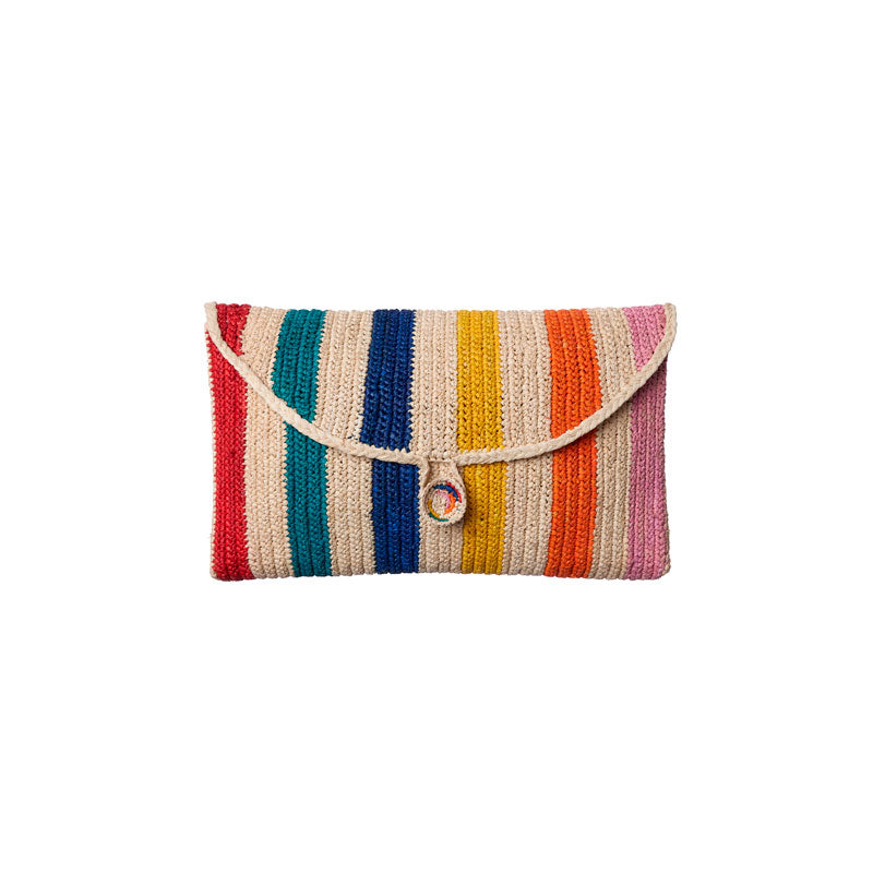 Raffia Clutch 'Lido'