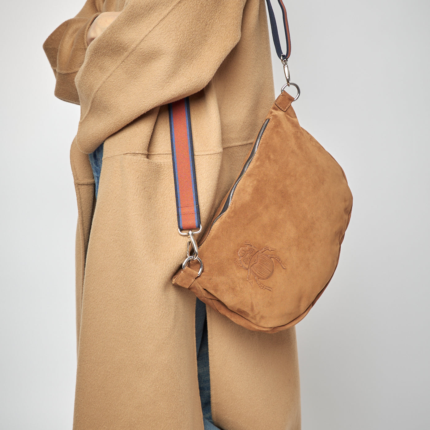 Belt Bag XXL - Scarabmotive Cappuccino Suede