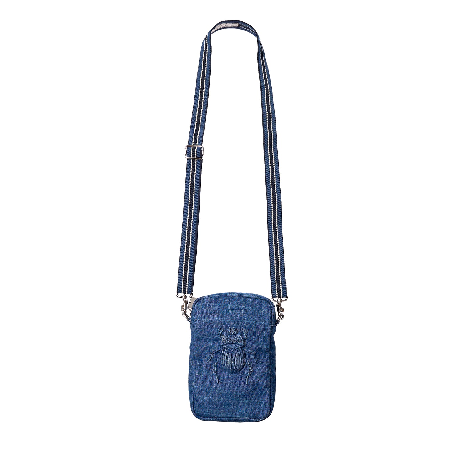 Crossbody Bag - Scarabmotive Suede Cappuccino