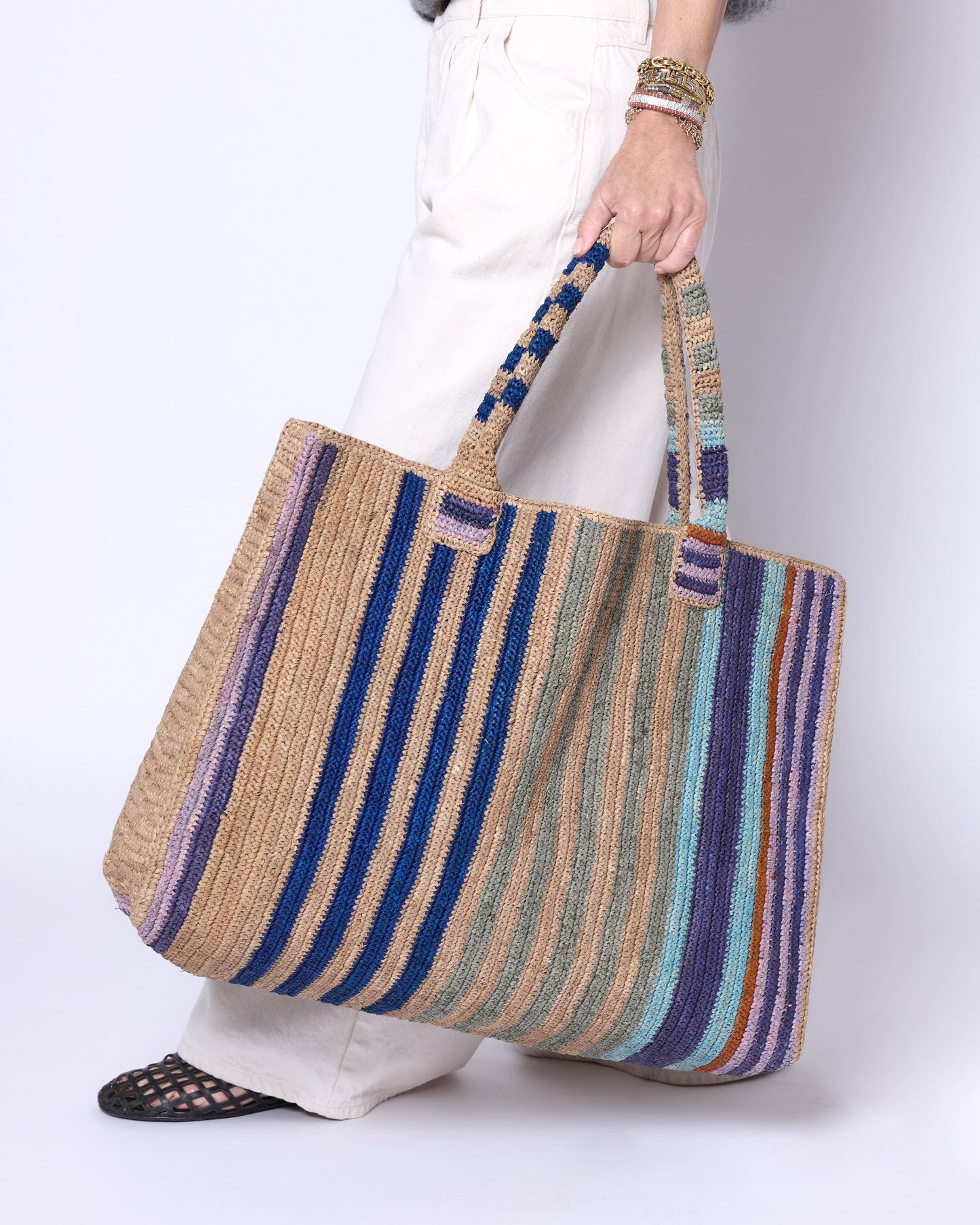 Raffia Bag Weekender Coast
