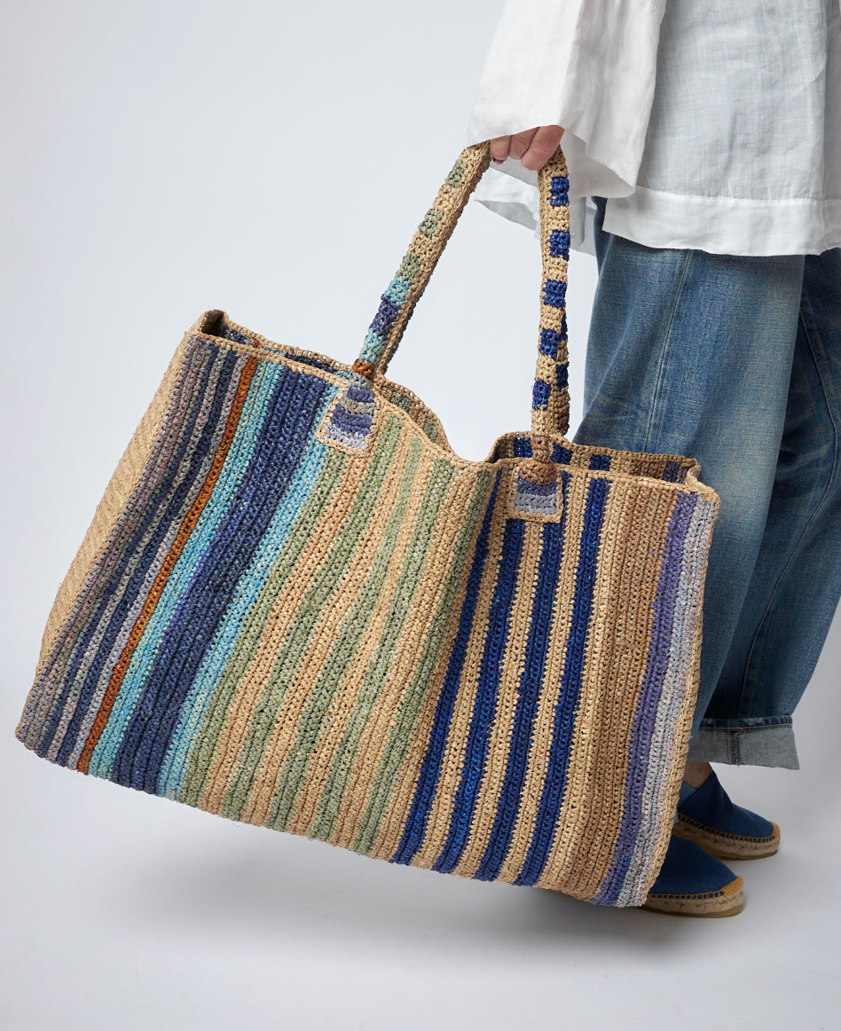 Raffia Bag Weekender Coast