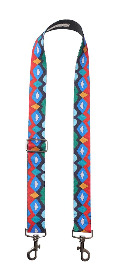 Bag Strap Belano Mix red - Gold/ Silver