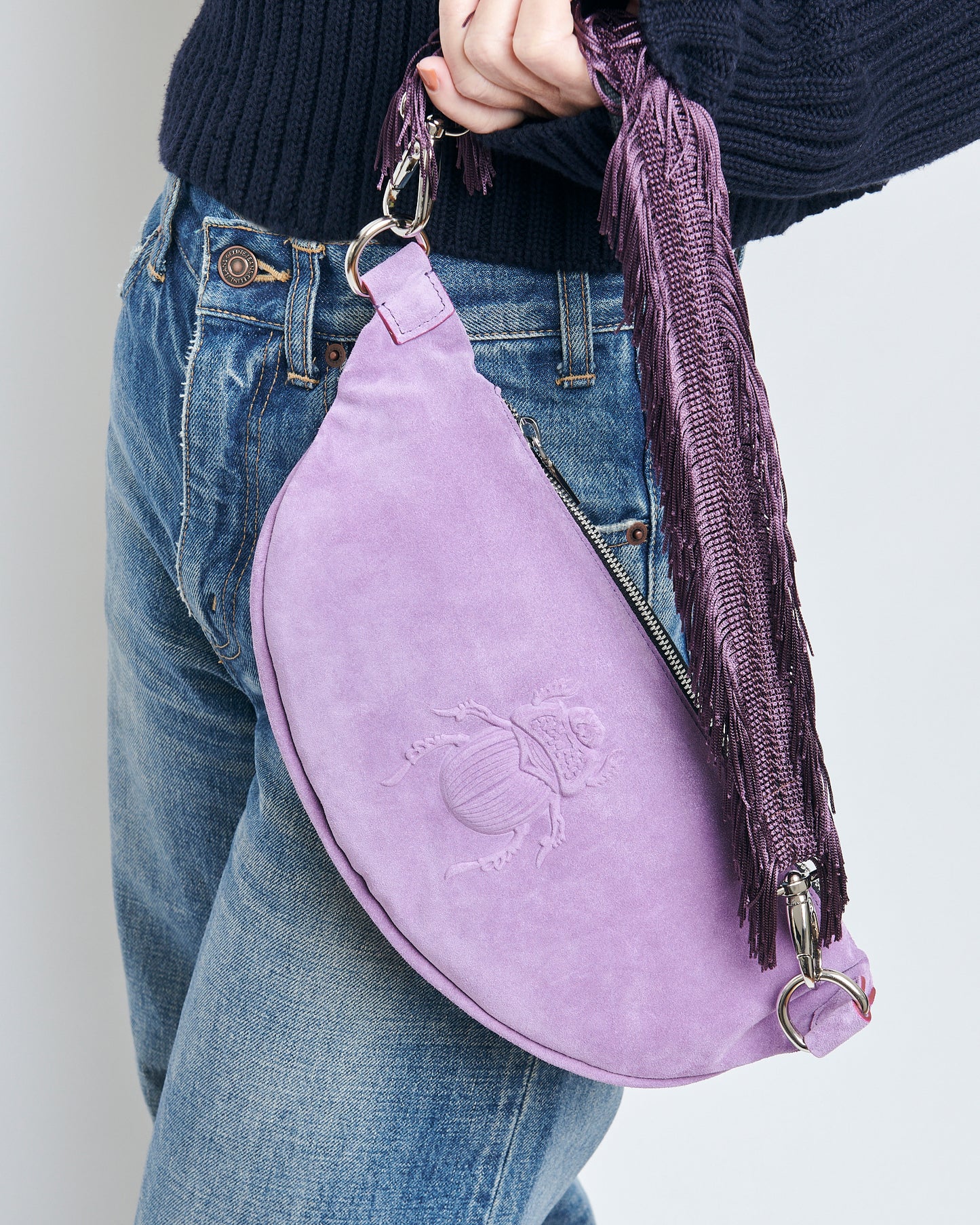 Belt Bag - Scarabmotive Dusty Lavender Suede