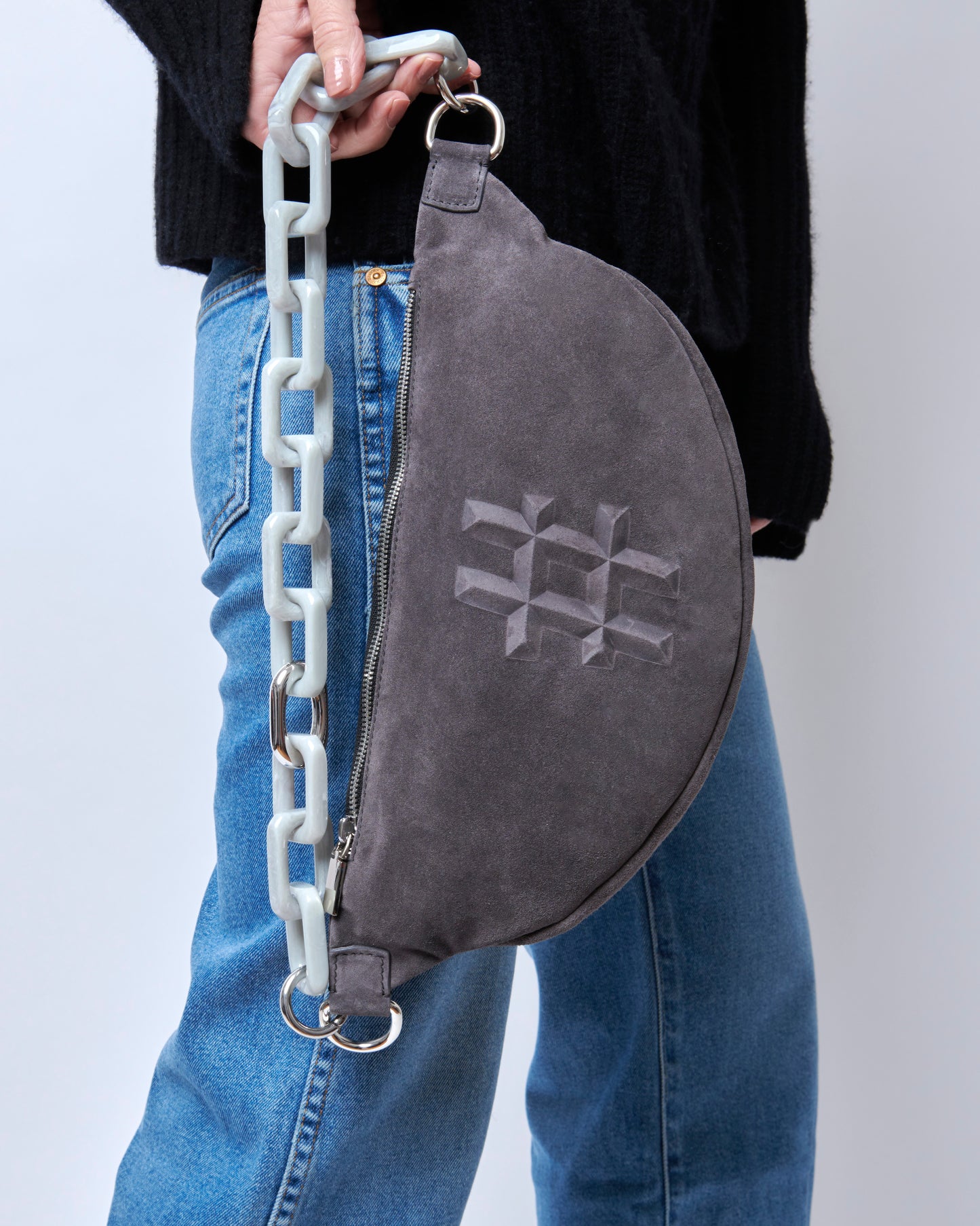 Belt Bag - Hashtag Asphalt suede