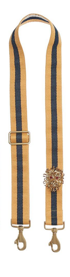 Bag Strap yellow-blue - Gold Lionmotive R - gabriele frantzen