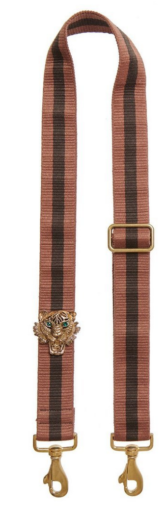 Bag Strap mocha-brown - Gold Tigermotive G - gabriele frantzen