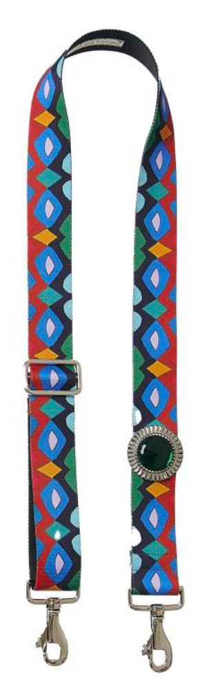 Bag Strap Belano Mix red - Sun Silver Green - gabriele frantzen