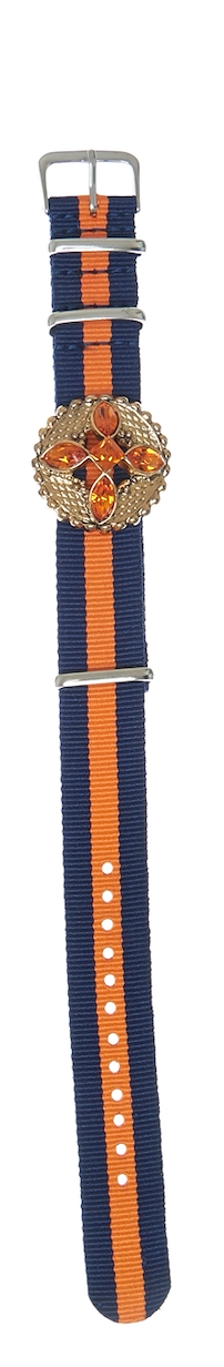 Watch Candy Bracelet - Crystals GO orange-blue