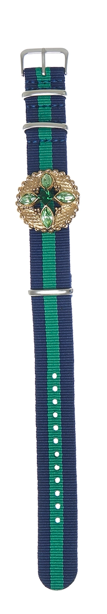 Watch Candy Bracelet - Crystals GGR green-blue