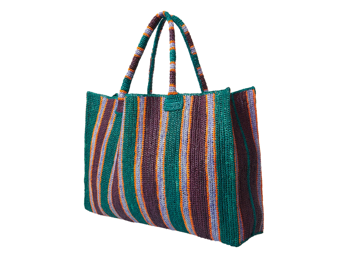 Raffia Bag Weekender Roadtrip jungle mix