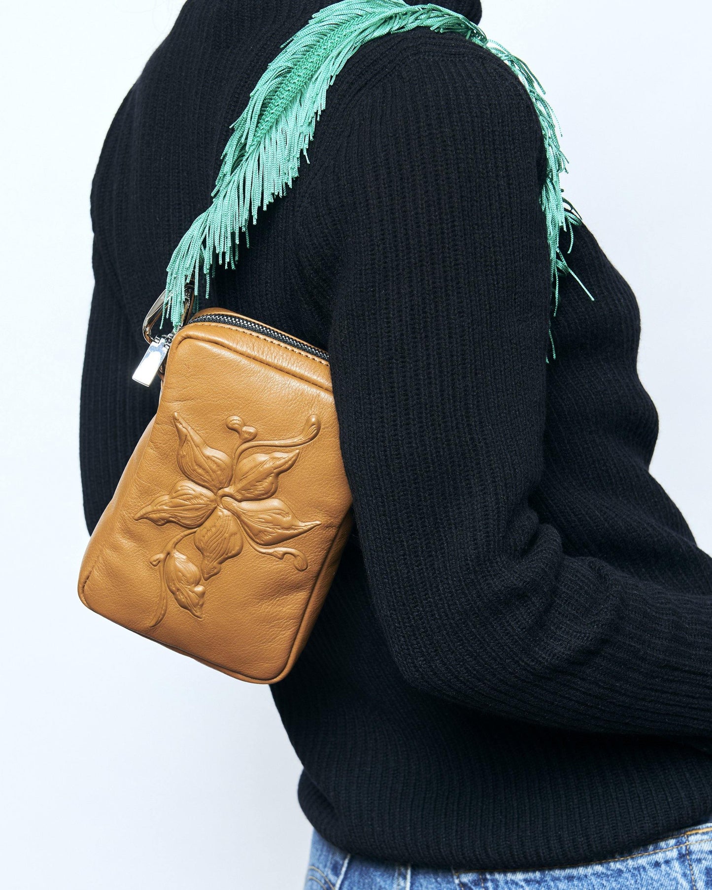 Crossbody Bag - Flower Chocolate - gabriele frantzen