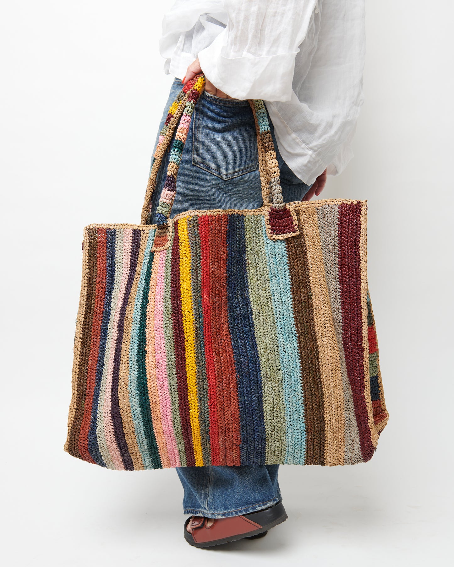 Raffia Bag Weekender Circus