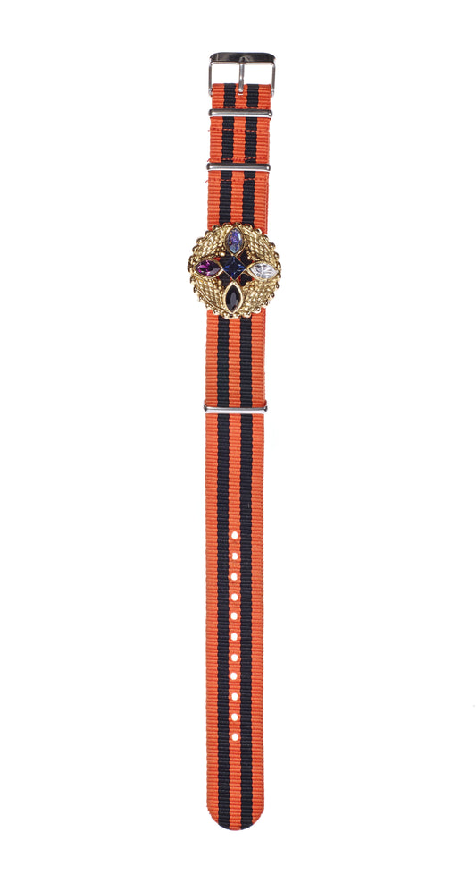 Watch Candy Bracelet - G Orange-Black