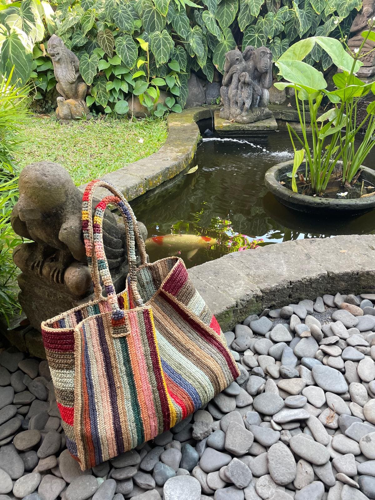 Raffia Bag Little Sister Circus