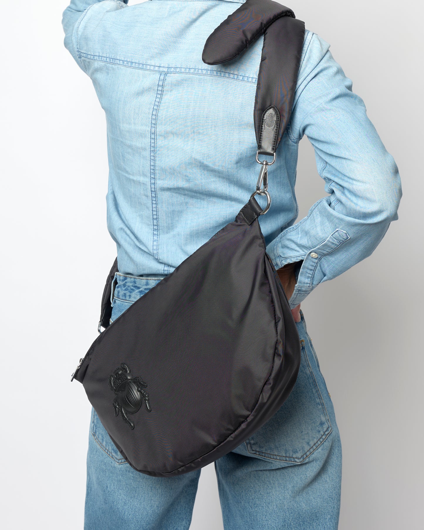 Bag Strap Racer lilac - silver