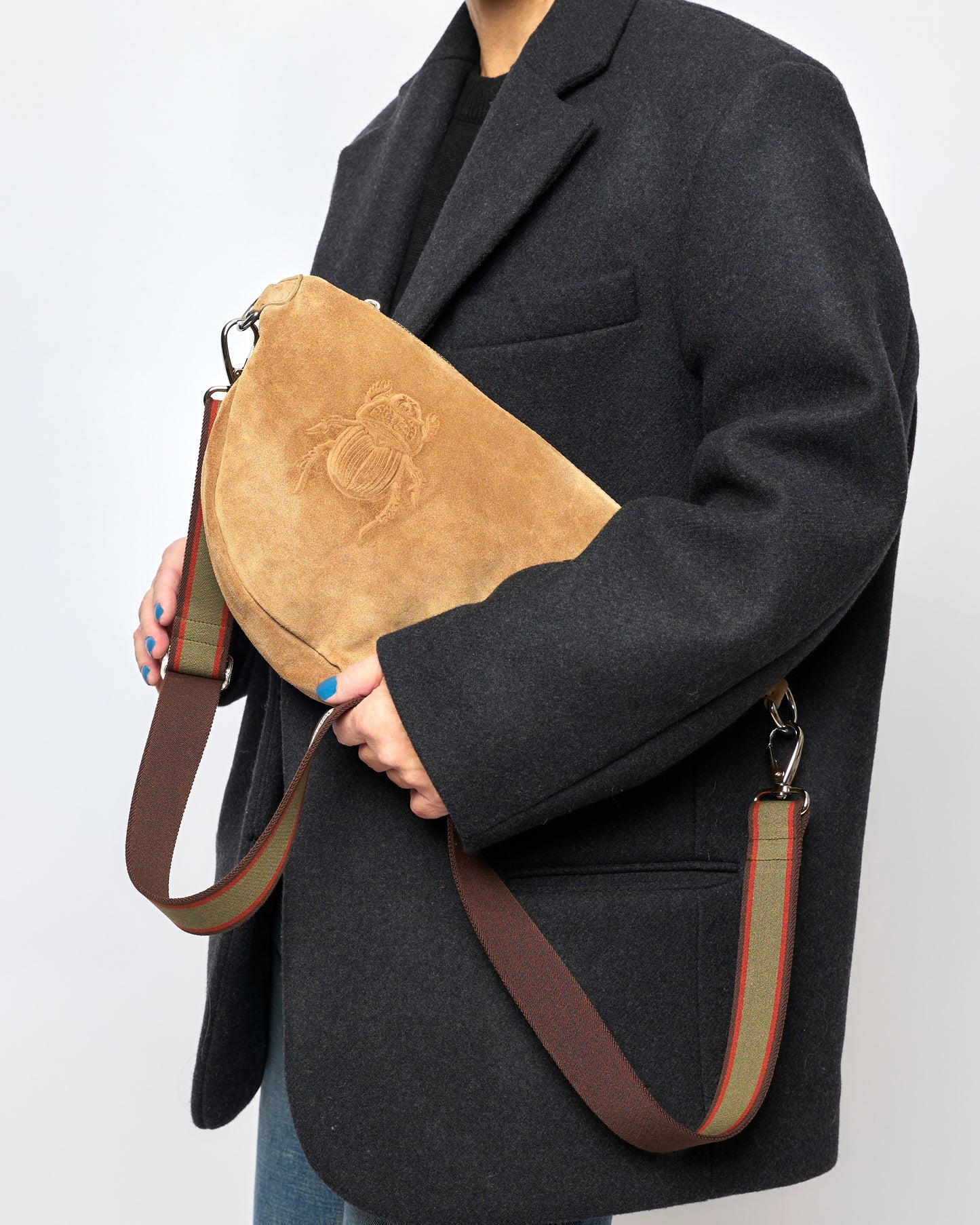 Belt Bag XL - Scarabmotive Cappuccino Suede