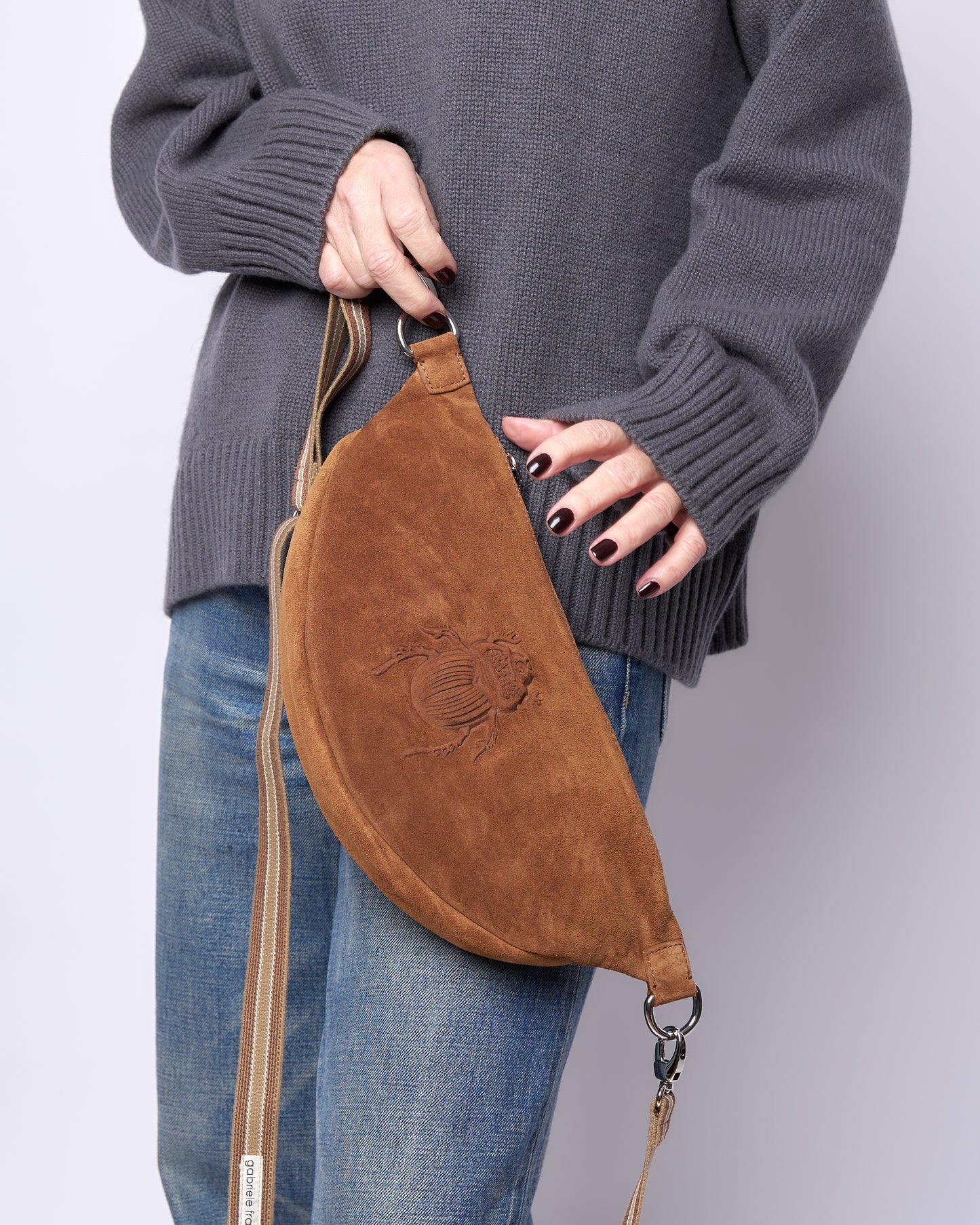 Belt Bag - Scarabmotive Cognac suede