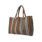 Raffia Bag Weekender Roadtrip tobacco mix - Little Sister