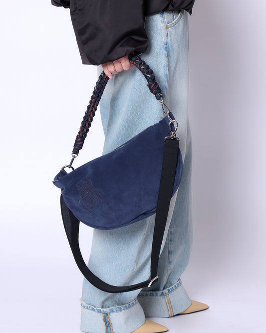 Belt Bag XL - Embroidered Scarabmotive Ink Blue