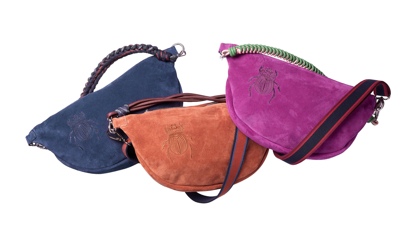 Belt Bag XL - Embroidered Scarabmotive Amethyst
