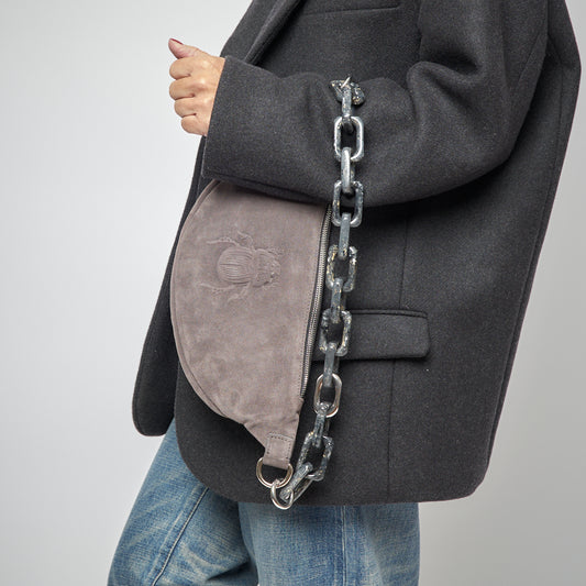 Belt Bag - Scarabmotive Asphalt Suede