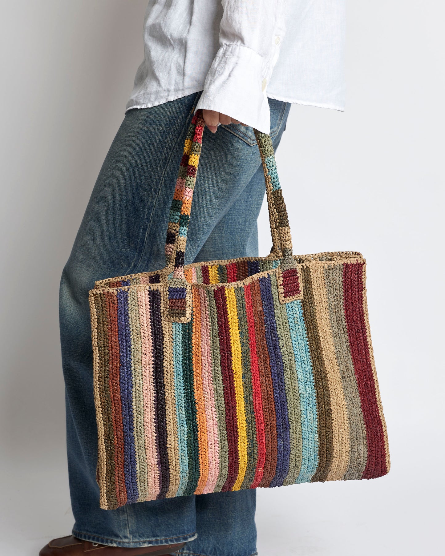 Raffia Bag Weekender Circus - Little Sister