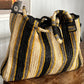 Raffia Bag Weekender 'Lemon Spritz'