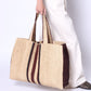 Raffia Bag Weekender 'Le Café'