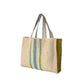 Raffia Bag Weekender 'Biarritz Pool'