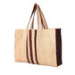 Raffia Bag Weekender 'Le Café'