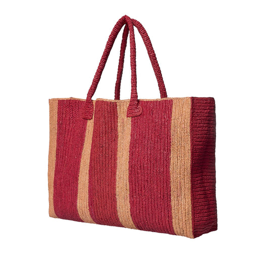 Raffia Bag Weekender 'Melon Mix'