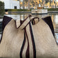 Raffia Bag Weekender 'Le Café'