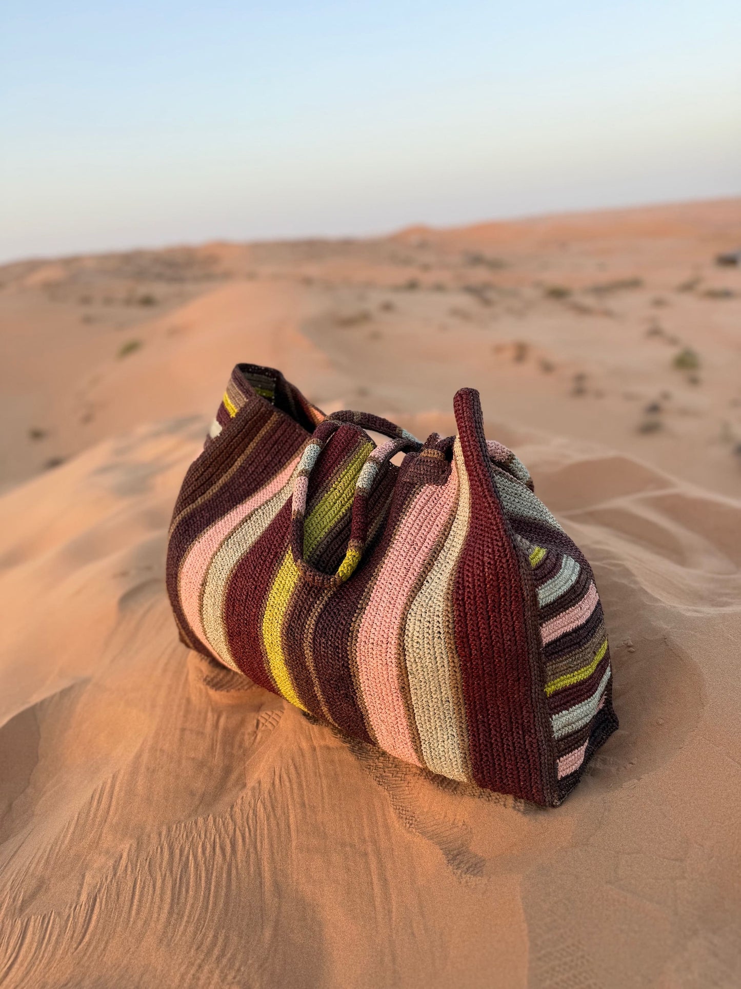 Raffia Bag Weekender 'Spice Market'