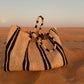 Raffia Bag Weekender 'Vacation Road'