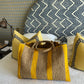 Raffia Bag Little Sister sand- sunshine