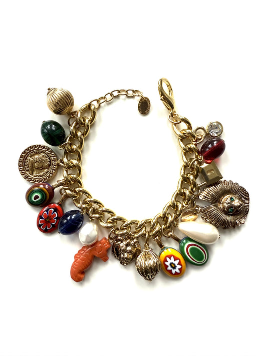 "Travel The World With Me" Charm Bracelet