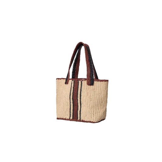 Raffia Bag 'La Piccola' - cookie