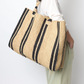 Raffia Bag Weekender 'Vacation Road'