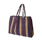 Raffia Bag Weekender 'Denim Days'