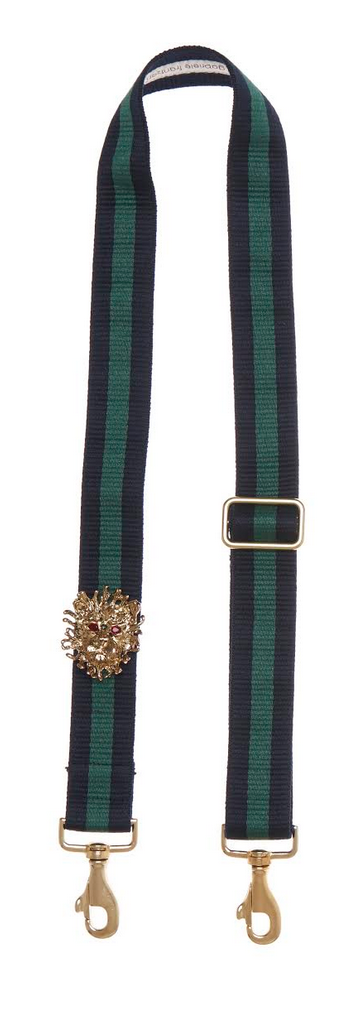 Bag Strap blue-green - Gold Lionmotive R - gabriele frantzen