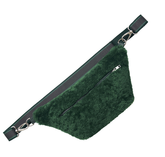 Cosy Belt Bag - Green & Graphite Strap - gabriele frantzen