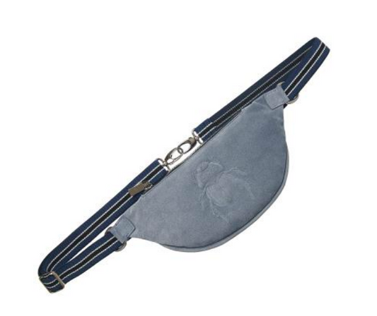 Belt Bag - Scarabmotive Dusty blue suede - gabriele frantzen