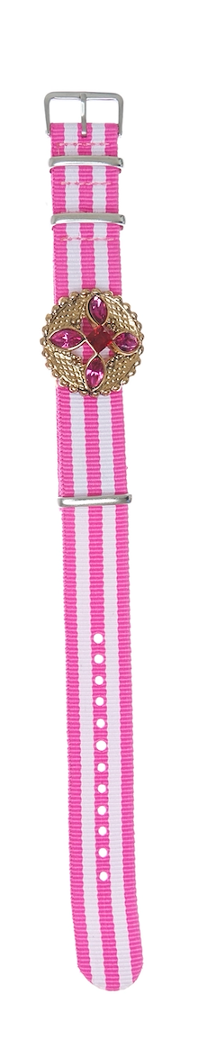 Watch Candy Bracelet - Crystals GP pink