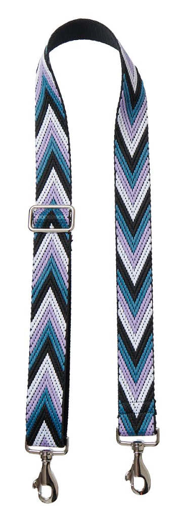 Bag Strap Racer lilac - silver