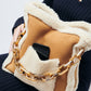 Cosy Shopper Double - Cognac with chain